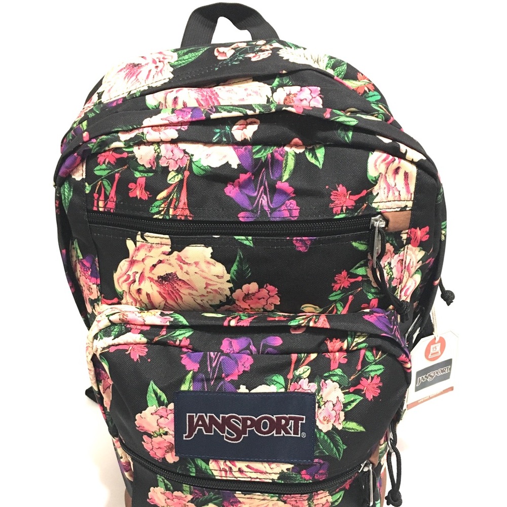 New Jansport Cool Student Backpack Bouquet floral